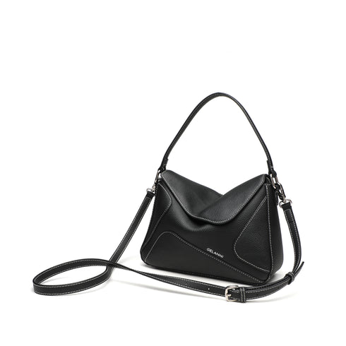 Puzzle Crossbody Bag - Black